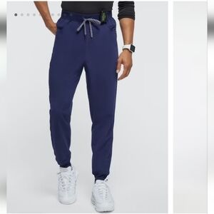 Jaanuu Men's Drawstring Scrub Jogger navy J85013 multiple sizes available